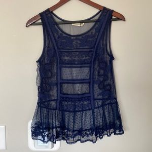 Anthropology Lace Top